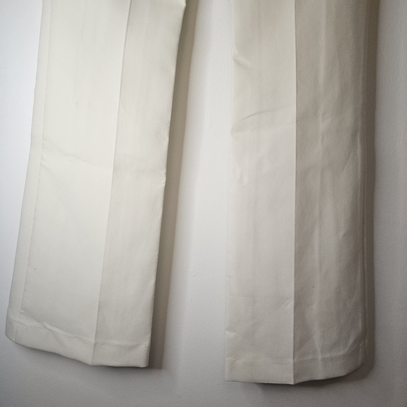 NWT Massimo Dutti Cream Pin Tuck Pants Size 4 - Picture 11 of 12